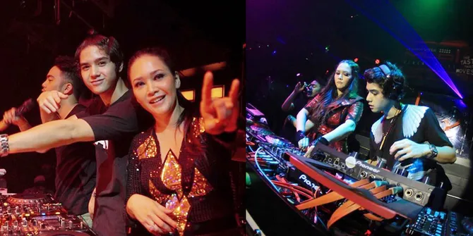 FOTO: Super Kompak, Saat Maia Estianty & Al Ghazali Nge-DJ Bareng