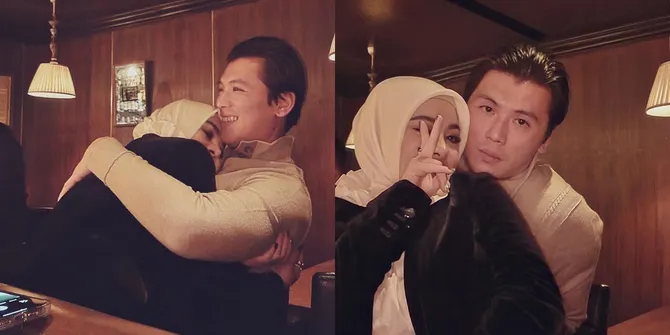 Foto Syahrini Malu-Malu Peluk, Cium dan Duduk di Pangkuan Reino Barack, Benar-Benar Tak Bisa Dipisahkan