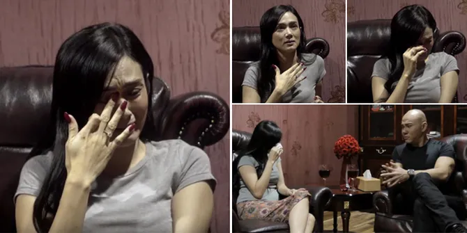 FOTO: Tangis Mulan Saat Minta Maaf ke Maia, Rela Lepaskan Dhani