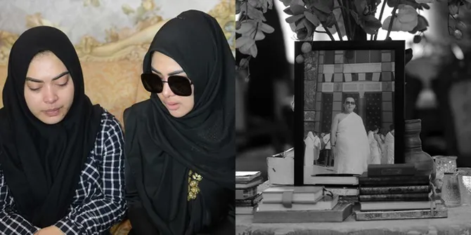FOTO: Tangis Syahrini & Aisyahrani Ungkap Penyebab Kematian Kakak