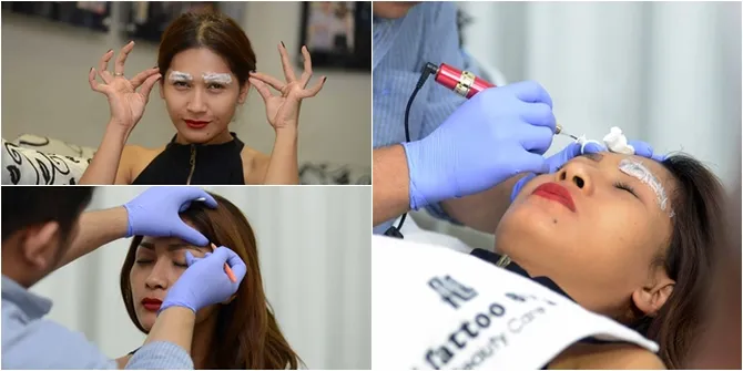 FOTO: Tata Janeeta Pasang Sulam Alis Cantik Natural, Intip Yuk!