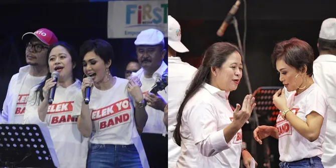 FOTO: Yuni Shara & Elek Yo Band Sumbang 7,3M untuk Palu