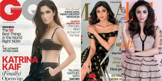 Galeri Foto Hot Aktris Bollywood Saat Jadi Cover Girl,Menggoda!