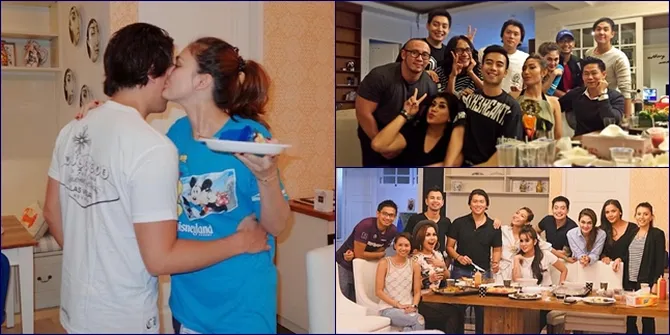 Galeri Manis Ulang Tahun Luna Maya, Kecup Mesra Reino Barack!