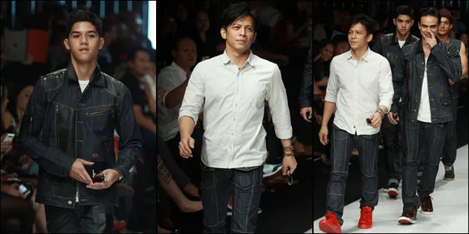 Gantengnya Ariel dan Al di Jakarta Fashion Week 2013