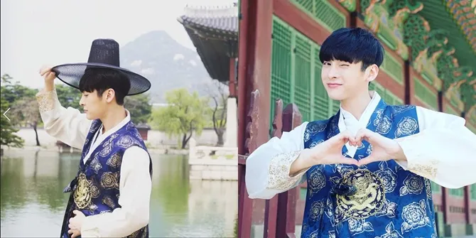 Gantengnya Sibong GTI Ketika Pakai Hanbok, Bak Pangeran