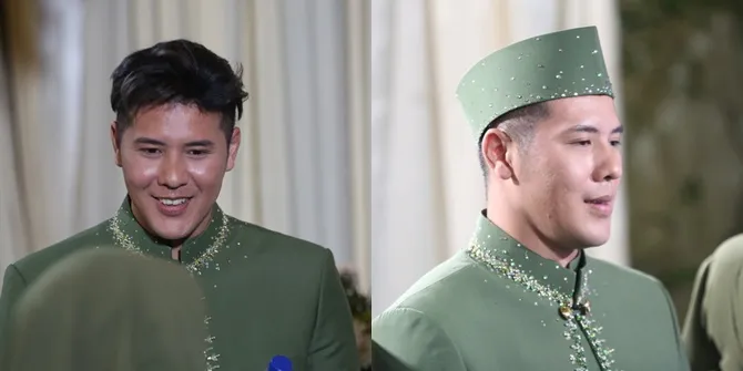 Gantengnya Suami Via Vallen, Potret Chevra Yolandi yang Glowing dan Gagah Saat Prosesi Midodareni