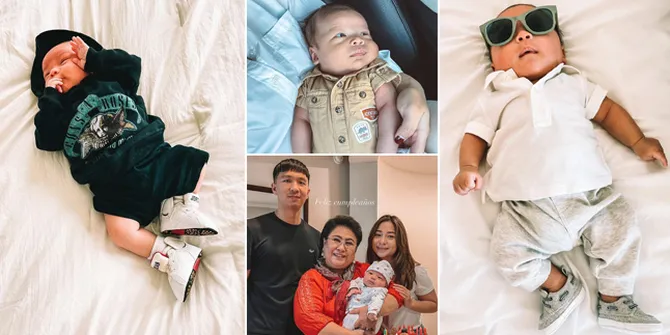 Genap 2 Bulan, Intip 8 Potret Baby Izz Anak Nikita Willy dan Indra Priawan yang Selalu Fashionable Sejak Lahir