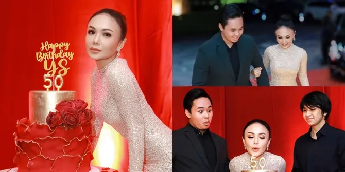 Genap 50 Tahun, Potret Hot Mom Yuni Shara Yang Makin Awet Muda - Rayakan Ultah Didampingi Anak dan Dibilang Mirip Kakak Adik