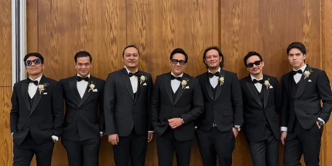 Groomsmen di Pernikahan Boiyen, Andre Taulany Hingga El Rumi Gagah Iringi Kedua Mempelai