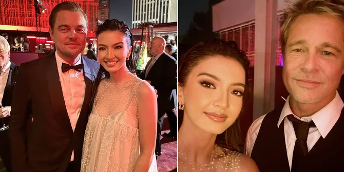 Hadiri LACMA Art+Film Gala, Raline Shah Pamer Foto Bareng Leonardo DiCaprio - Brad Pitt