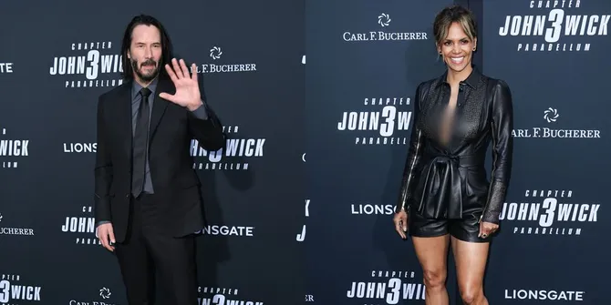 Halle Berry Pamer Rambut Undercut di Red Carpet 'JOHN WICK 3'
