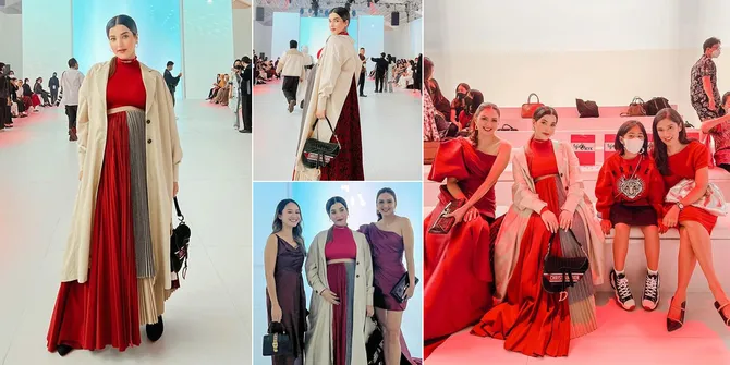 Hamil 9 Bulan, Bumil Cantik Tasya Farasya Tetap Stylish dengan Baby Bump Besar Saat Hadiri JFW 2023