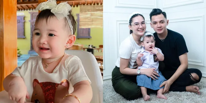 Hampir Setahun, 8 Potret Baby Gendhis Anak Nella Kharisma & Dory Harsa yang Wajahnya Makin Cantik Bule Banget!