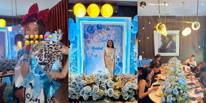 Hari Pernikahan dengan Thariq Halilintar Makin Dekat, 8 Potret Keseruan Bridal Shower Aaliyah Massaid