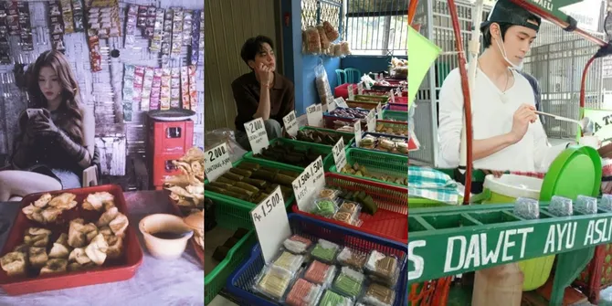 Hiburan Jelang Buka Puasa, Foto Editan Idol K-Pop Jualan Takjil Gorengan Sampai Es Dawet Ayu di Bulan Ramadan