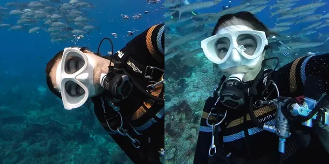 Hobi Diving, Ini 8 Potret Gisella Anastasia Tunjukkan Keindahan Bawah Laut Raja Ampat