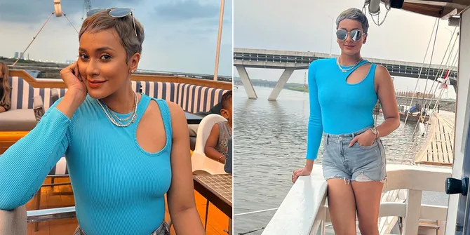 Hot Mama Kimmy Jayanti Kembali Muncul dengan Rambut Bondol Super Pendek, Makin Cantik dan Fresh Banget!