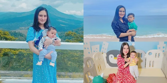 Hot Mom Sejati, 8 Momen Angbeen Rishi Momong Buah Hati - Tetap Cantik Meski Pakai Daster dan Tanpa Make Up