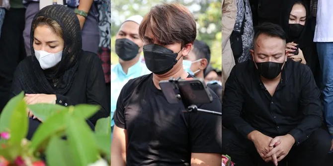 Ikut Berduka, Sederet Selebriti Hadiri Pemakaman Sapri Pantun: Ada Nikita Mirzani, Billy Syahputra, Vicky Prasetyo - Kalina Ocktaranny