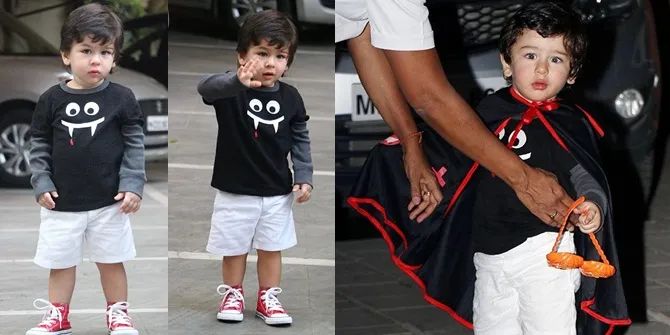 Ikut Pesta Halloween, Taimur Ali Khan Jadi Vampir Super Nggemesin