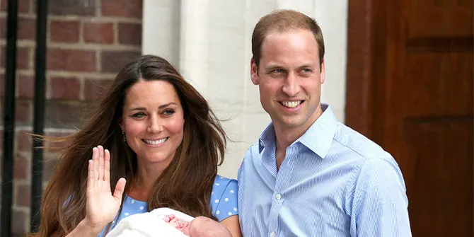 Imutnya Foto Bayi Kate Middleton - Pangeran William
