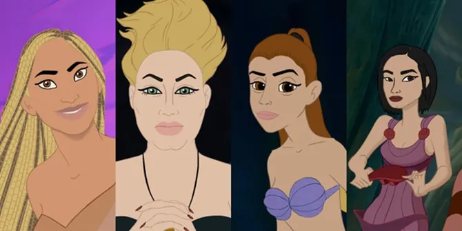 Ini Jadinya Saat Seleb Hollywood Menjelma Sebagai Karakter Disney