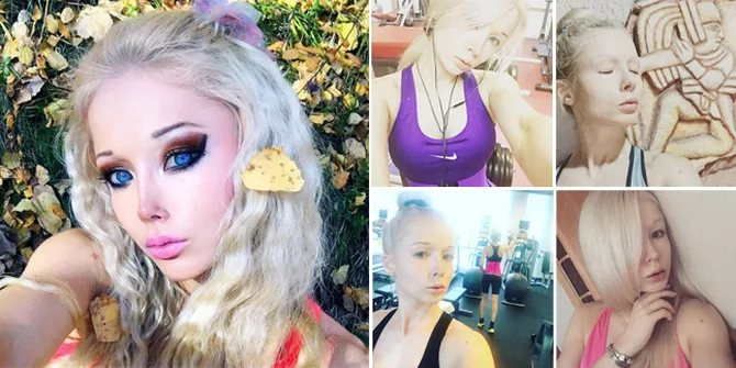 Inilah Wajah Asli Barbie Hidup Valeria Lukyanova Saat No Make Up