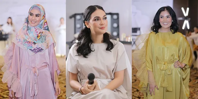 Inspirasi Ramadan, Deretan Seleb Peragakan Busana Karya Luna Maya