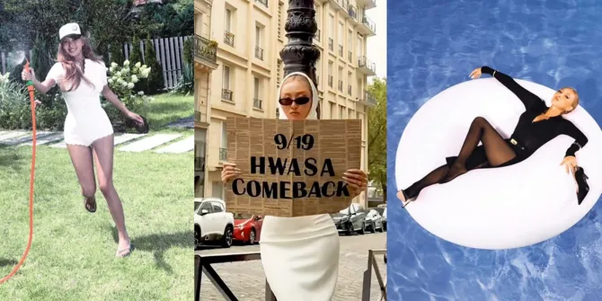 Intip Deretan Potret Hwasa MAMAMOO yang Comeback dengan Album Baru Bertajuk “O”