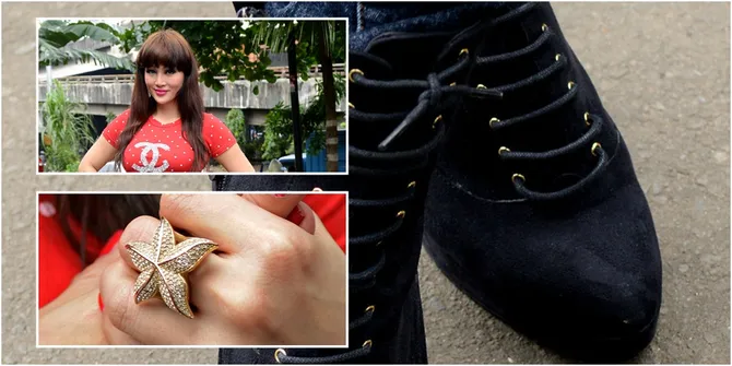 Intip Gaya Fashion Fifie Buntaran Saat Berikan Sumbangan