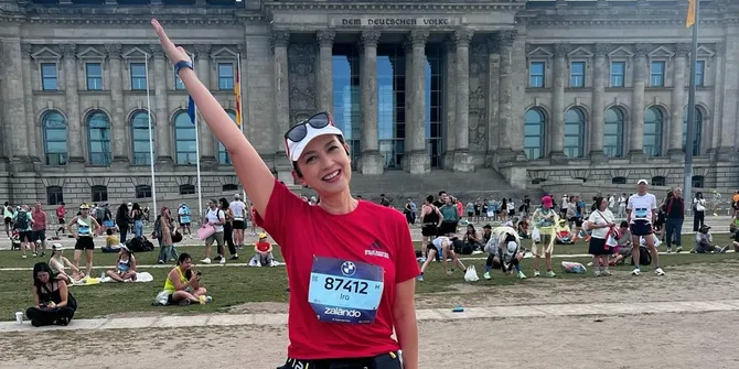 Ira Wibowo Perdana Ikut Marathon di Berlin, Bahagia Bisa Finish di Kota Kelahiran