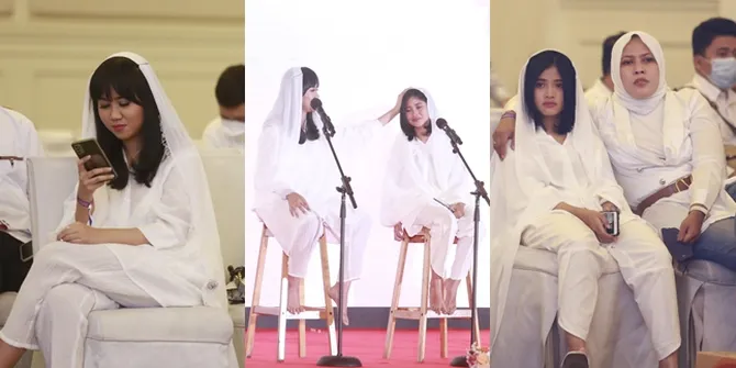 Jadi Bulan-Bulanan Netizen Sejak Latihan Vokal, Intip 10 Potret Penampilan Mayang dan Chika di Pengajian 40 Harian Vanessa Angel - Tak Kuasa Tahan Tangis di Atas Panggung