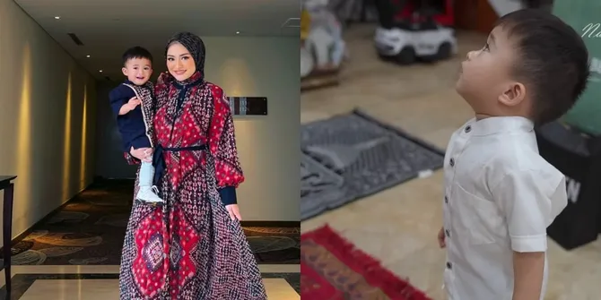 Jadi Mualaf, 8 Potret Nathalie Holscher Ajari Anak Semata Wayangnya Sholat - Banjir Pujian Netizen