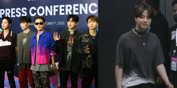 Jadi Pengisi Acara di JISPHORIA!  8 Potret iKON Melakukan Press Conference, Wajah Tampan Bikin Oleng