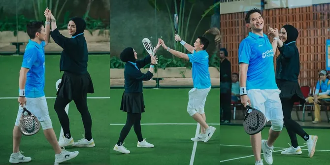 Jadi Quality Time Positif, Rezky Aditya dan Citra Kirana Ketagihan Main Padel