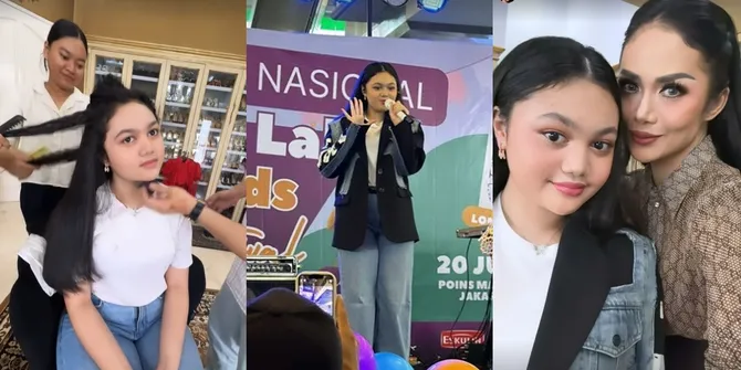 Jadi Saingan Kris Dayanti, 8 Potret Amora Lemos Tampil Dengan Rambut Lurus - Makin Cantik 