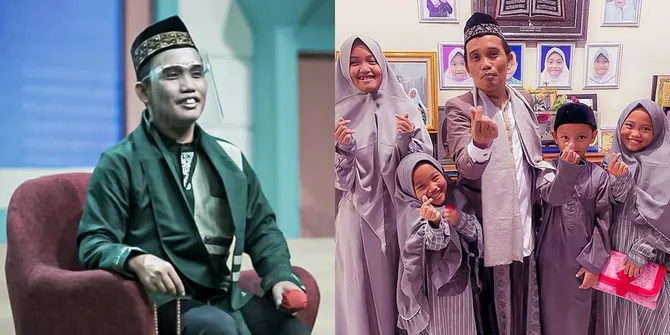 Jadi Single Father, Intip 7 Potret Ustaz Maulana Momong 4 Anaknya dengan Seorang Diri Sampai Dibawa Kerja
