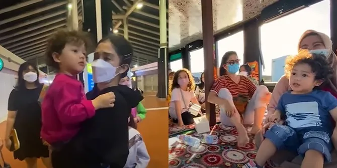 Jaga Hubungan Baik, 9 Potret Ussy Sulistiawaty Ajak Anak-anaknya Bertemu Keluarga Mantan Suami - Netizen Salfok ke Rumah Mewahnya