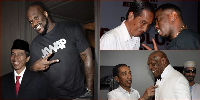 Justin Bieber Hingga J-Lo, Semua Selfie Seru Bareng Jokowi!