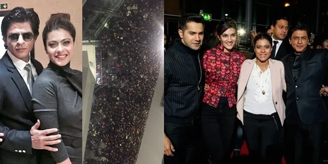 Kajol dan Shahrukh Khan Temui Ribuan Fans di London, Penuh Sesak!