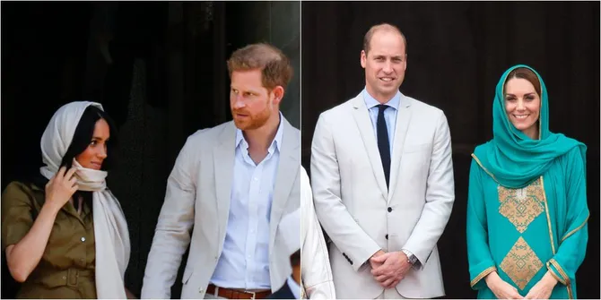 Kate Middleton & Meghan Markle Dibandingkan Lagi Saat Berkerudung, Siapa Lebih Oke?