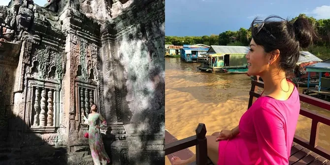 Ke Kamboja, Farah Quinn Wisata Kuliner & Kunjungi Angkor Wat