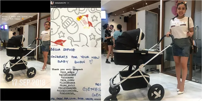 Kebahagiaan Bella Shofie Lahirkan Anak Pertama, Heboh Buka Kado