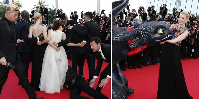 Kejutan di Premiere HOW TO TRAIN YOUR DRAGON 2 Cannes
