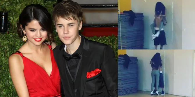 Kemesraan Justin Bieber Dan Selena Gomez Saat Dance Rehearsal
