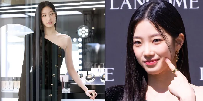 Kemunculan Perdana Kazuha LE SSERAFIM di Event Lancome Usai Bantah Rumor Pacaran, Cantik dengan Dress Hitam