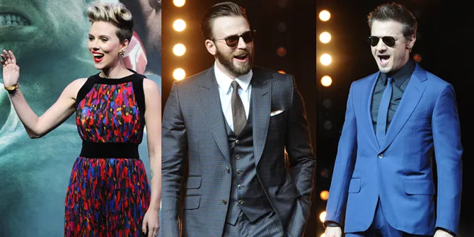 Keren - Cantik, The Avengers Favorit Kamu Tampil Bareng di London