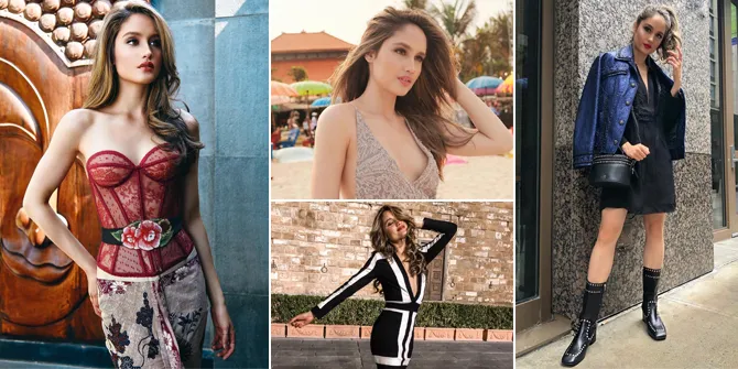 Kerennya Fashion Cinta Laura, Pakai Batik - Dandan Hot Menawan