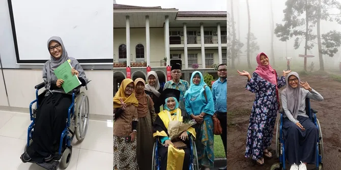 Kisah Wanita Difabel Peraih S2 Cumlaude Lanjutkan Studi ke Eropa!